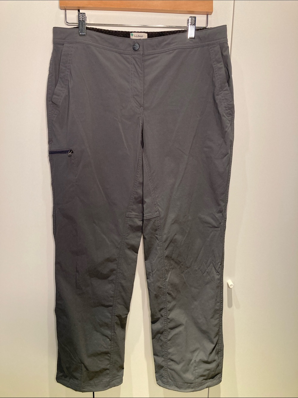 L.L. Bean comfort trail Pants grey 12
